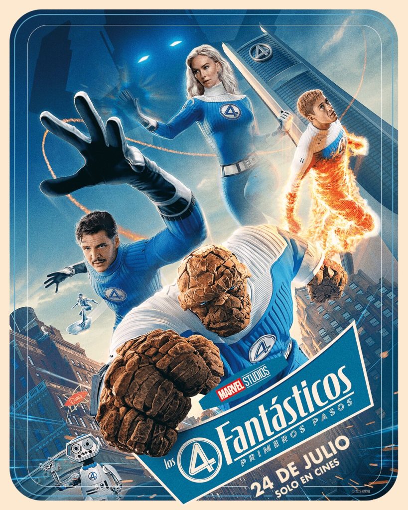 Cartel de Los Cuatro Fantásticos: Primeros pasos